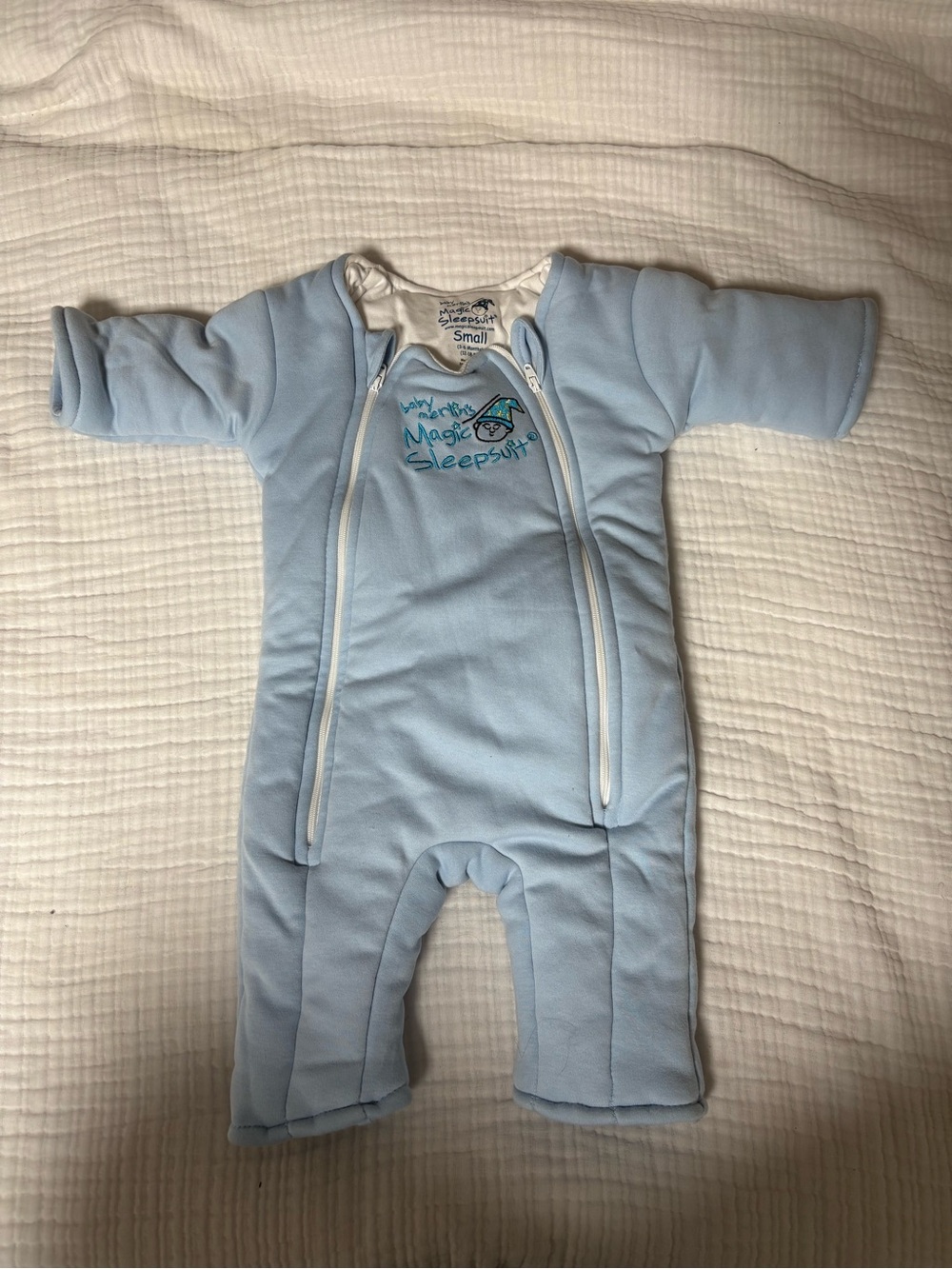 Blue Magic Sleepsuit Baby One-Piece with Dual Zippers
